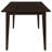 Henin Cappuccino Rectangle Dining Table