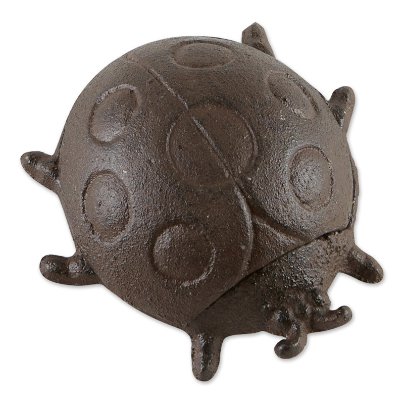 Cast Iron Ladybug Key Hider | Hidden Garden Spare Key Safe