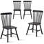 Chaises de salle à manger en bois massif de qualité supérieure au design confortable