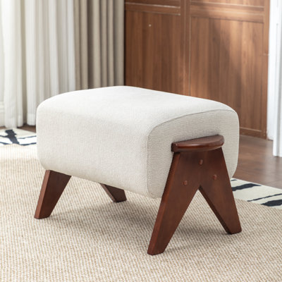 Karsen Upholstered Bench with Solid Wood Leg
