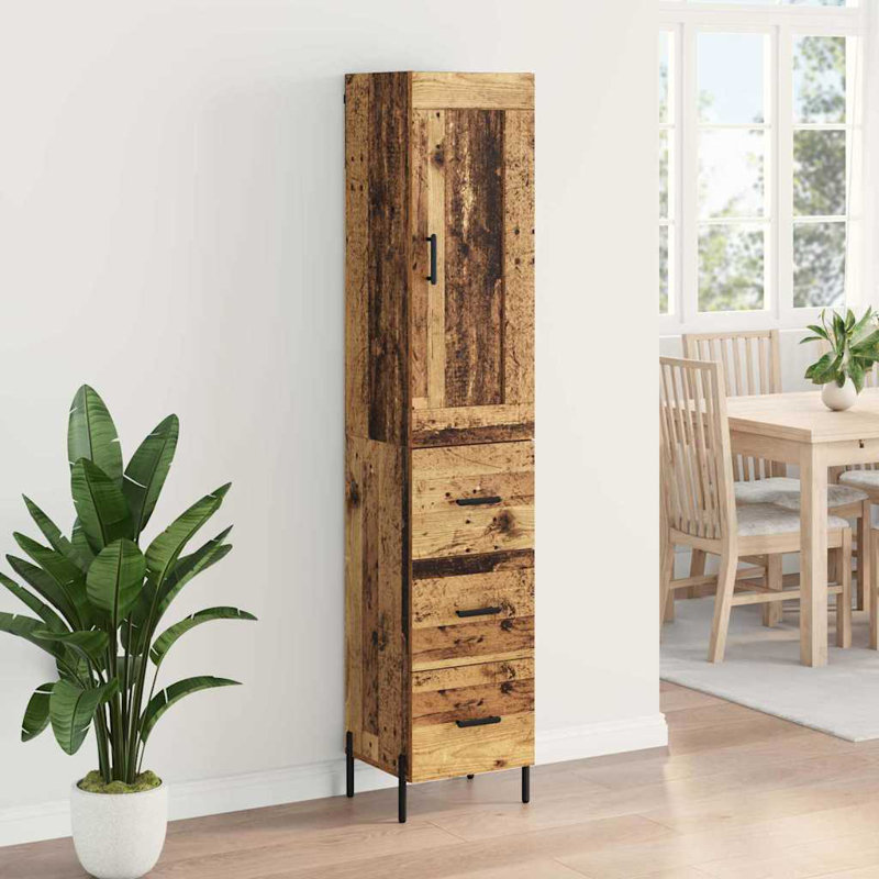 34.5cm Sideboard, Old Wood