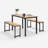 Ottinger 4 - Person Four Leg Dining Set-753151569