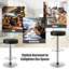 Tabouret de bar pivotant à hauteur ajustable Dawer-887359725-887367153