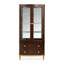 Camellia Field Lighted Curio Cabinet