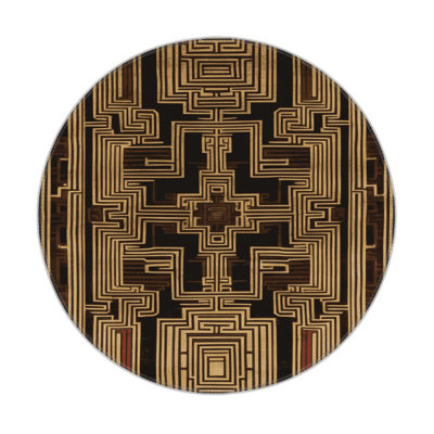 Tapis noir intérieur et extérieur