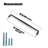 Spindle Shape 10" Centre Bar Pull Multipack-85899811