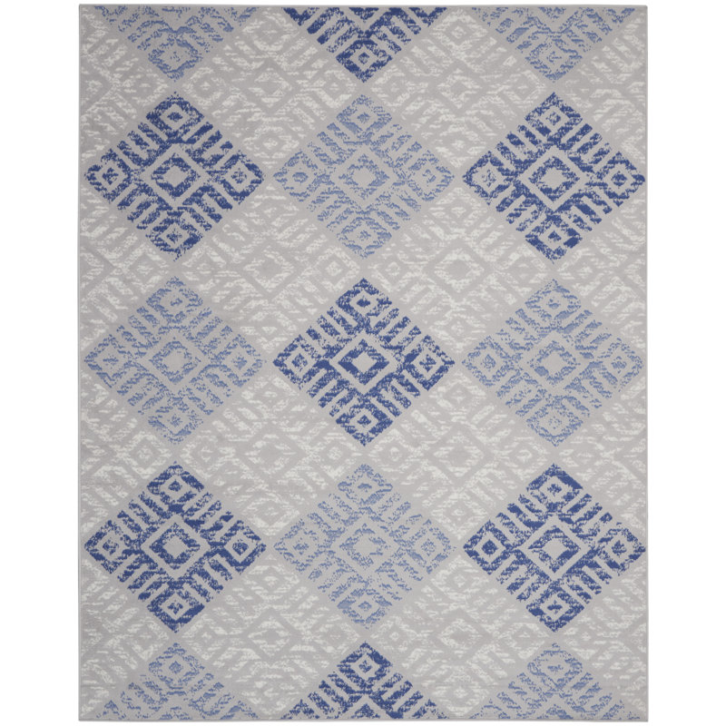 Geometric Indoor Rug, Rectangle 8' x 10'