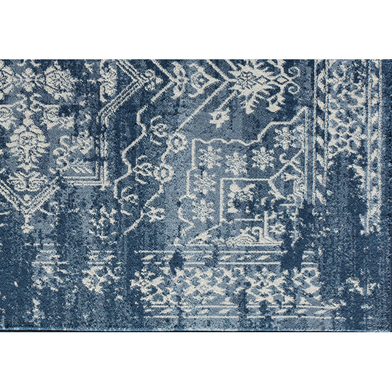 Gabriel Vintage Sea Salt Area Rug, Rectangle 2'6" x 4'
