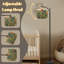 Lampe sur pied Arc succulente cactus vert fleurs orange transparente plage crème haute lampe sur pied moderne abat-jour réglable en lin 3 températures de couleur