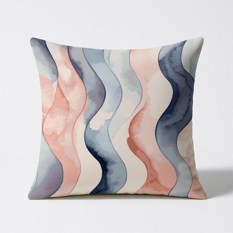 Azure Serenity Indoor And Outdoor Throw Pillow, Square 18"