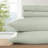 100% Cotton Percale Brushed & Washed 4 Piece Sheet Set-116302328-116250214