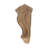 13 in x 5-3/8 in x 4-1/2 in Unfinished Large Solid Classic Traditional Plain Wood Corbel-51893874