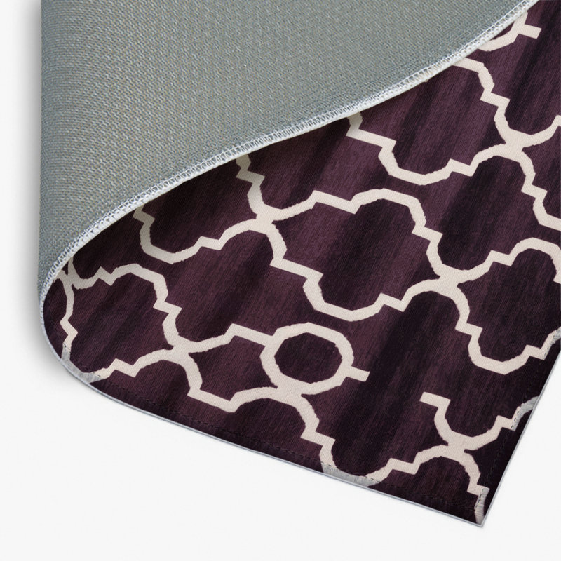 Tapis brun intérieur et extérieur Trellis, Rectangulaire 2 pi x 3 pi