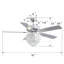 Ceiling Fan with Light Kit