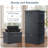Large 17" 36 Quart Collapsible Stackable Storage Bins With Lids-1840199028