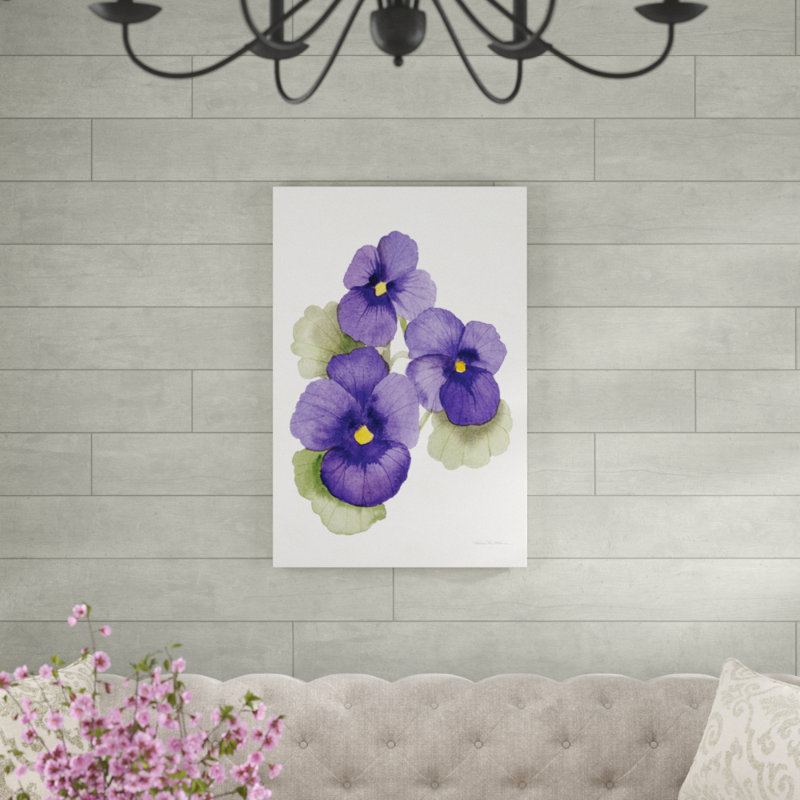 Easter Blessing Flower IX by Kathleen Parr McKenna - No Frame Painting on Canvas, 91cm H x 61cm W