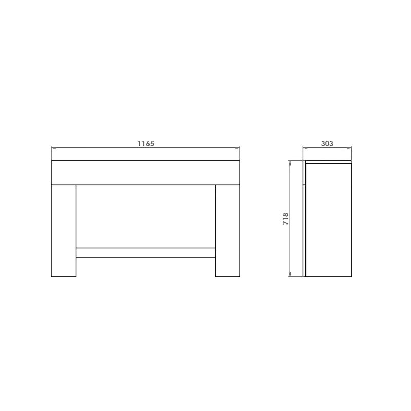 Detroit Suncrest 116.5cm W Electric Fireplace