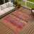 Machine Washable Indoor/Outdoor Matteson ACN2311 Stripes Rug-1273816456