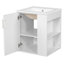 Armoire de salle de bain murale 20 "avec armoire latérale combinée, armoire de salle de bain avec porte à fermeture douce
