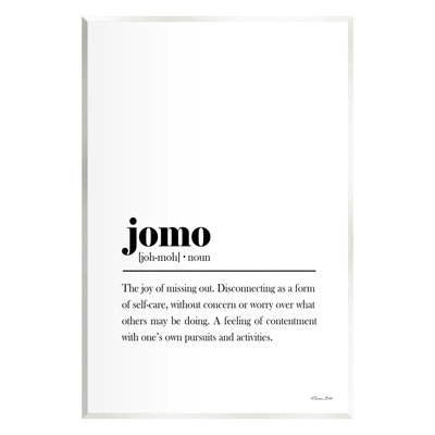 «Jomo Bathroom Définition» par Susan Ball