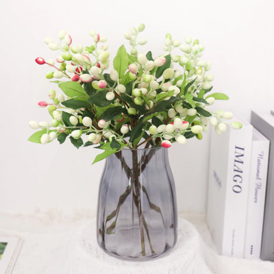 5Pcs 13.78" Artificial Flowers Berry Branch(Set Of 5)