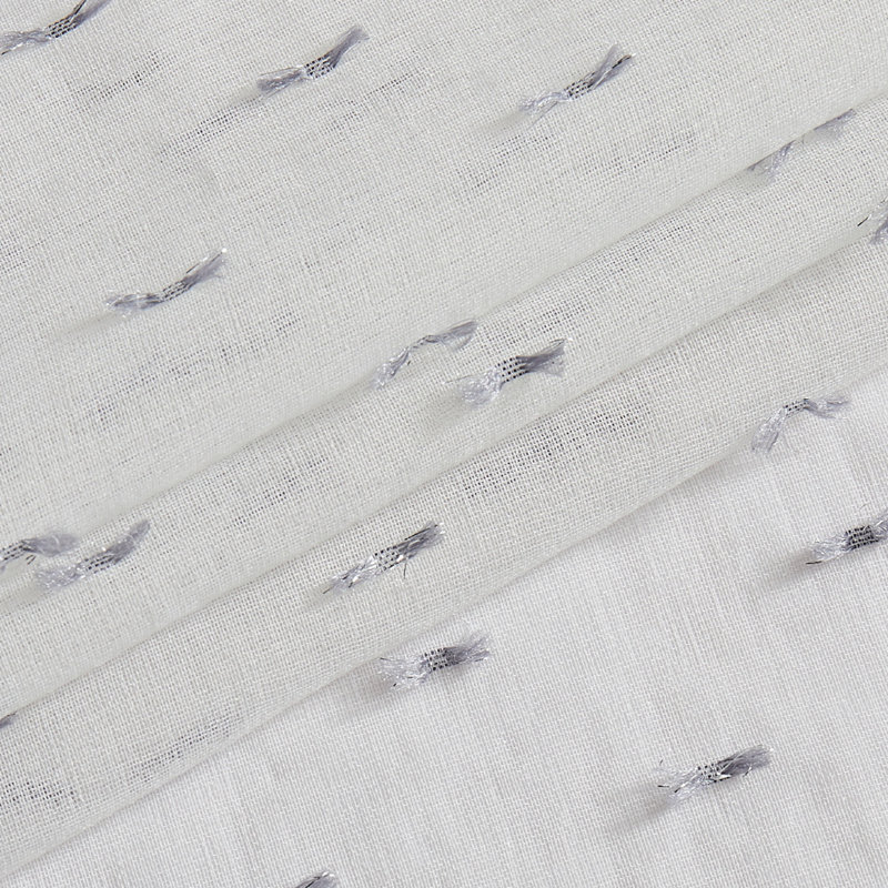 Cessna Sheer Curtain Pair, 38" W x 96" L, Silver