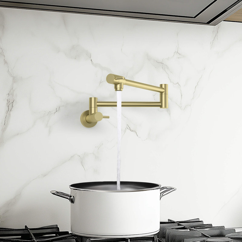 Kitchen Pot Filler, Brushed Gold