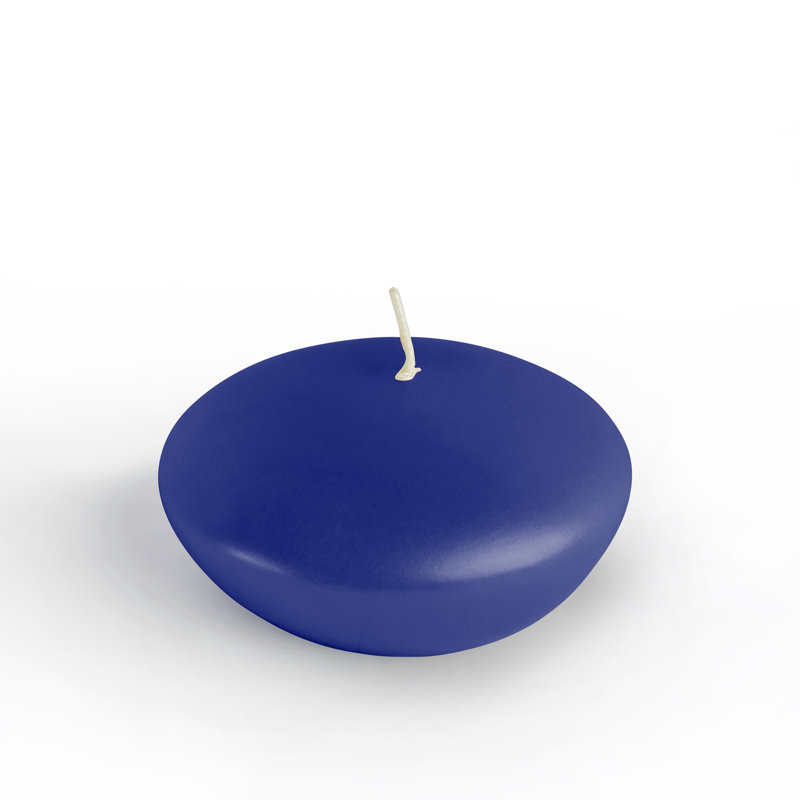Bougie flottante non parfumée, Bleu, 3