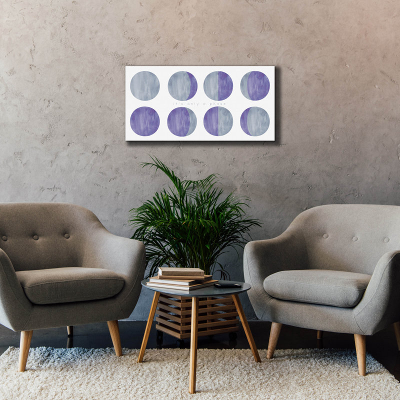  «A Phase F» par Erin Clark, art mural sur toile, 40 po x 20 po