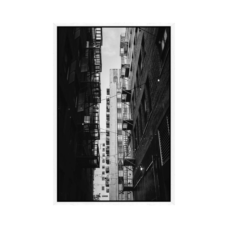 Downtown Los Angeles VII by Bethany Young - Print on Canvas, 101.6cm H x 66.04cm W x 3.81cm D, White Framed