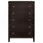 Payton Warm Brown 5-Drawer Chest