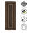 Wyatt Stenciled Bear Brown/Black Stair Tread