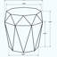Table d'appoint Pringle Grey-683416742