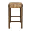 Ensemble de 2 tabourets en bois massif sans dossier Owen