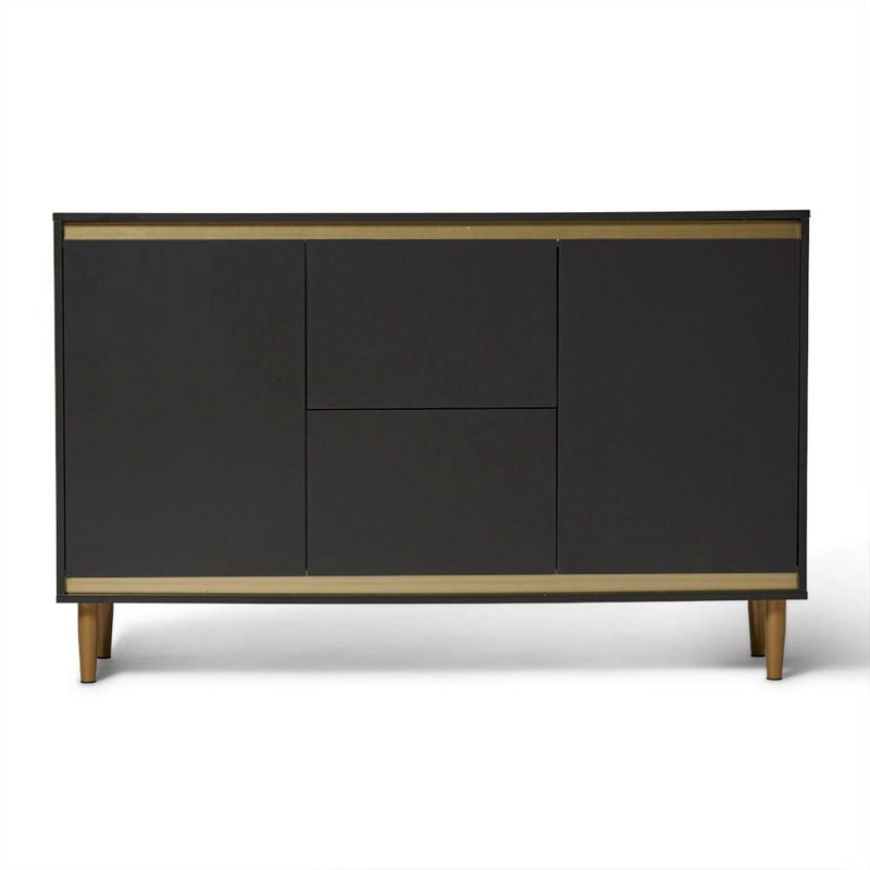 Bellandra ILIANA 135cm Sideboard, Charcoal Grey