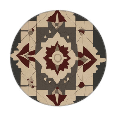 Eternal Ornament Indoor And Outdoor Area Rug