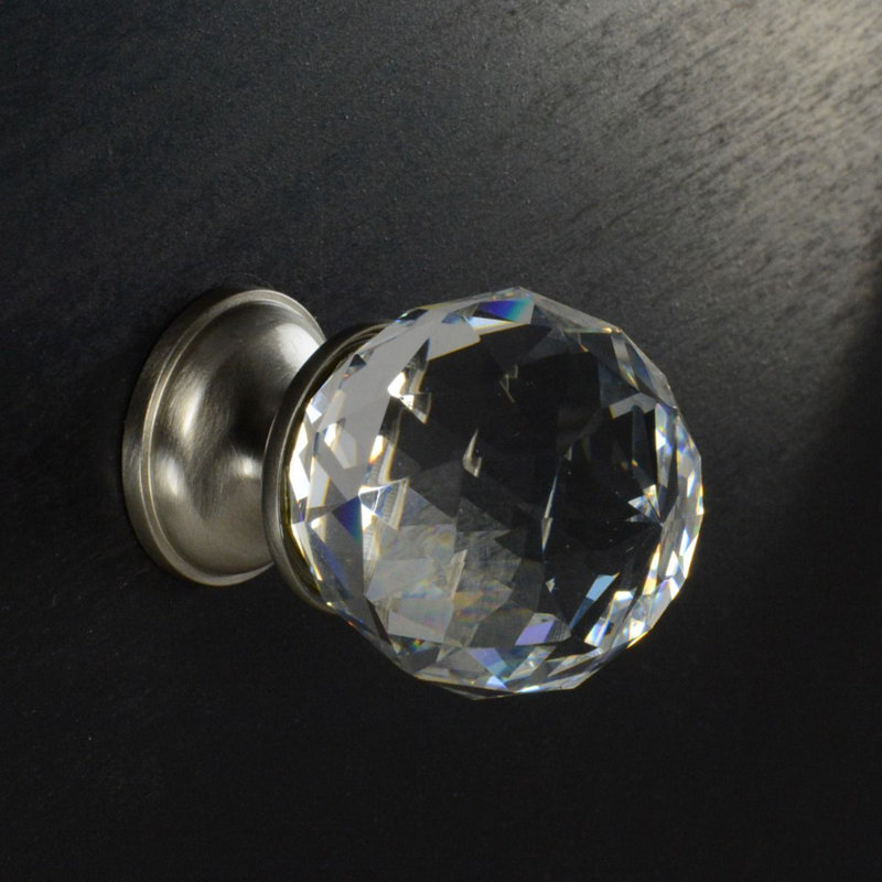 Poignée ronde 1 1/8 de diamètre Brilliance, Nickel brossé