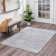 Tapis à poils longs argent ingimar