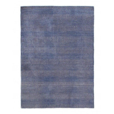 Striped Area Rug in Blue
