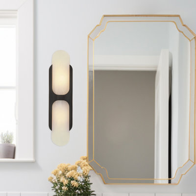 Odin 17-In Alabaster Socket Wall Vanity
