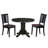 Gallatin Solid Wood Top Pedestal Dining Set-48903112-124434750