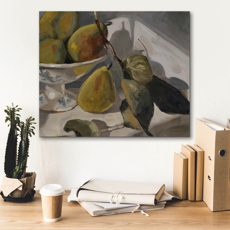 «Delightful Pears 1» par Marian Parsons, art mural sur toile, 24 po x 20 po