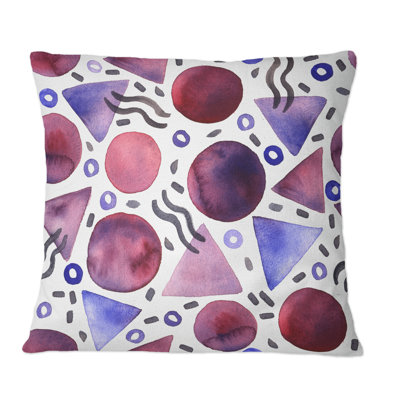 Abstract Throw Pillow