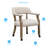 Monroe Sand Caster Game Chair