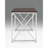 Madison Office Workspace Desk MDF/Chrome In Brown