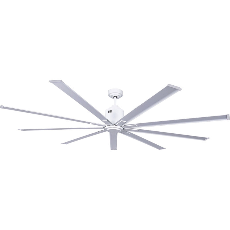 Cristobal 220cm Ceiling Fan, Lacquered White