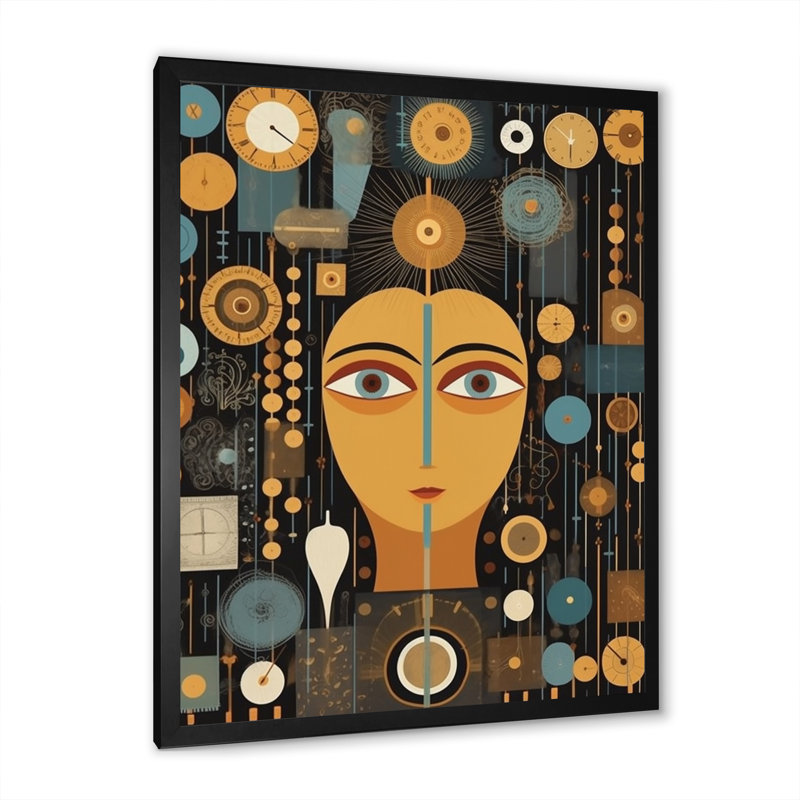 «Retro Futurism Timeless Beauty I», reproduction, H 20 po x l 12 po x P 1 po, Cadre photo noir simple