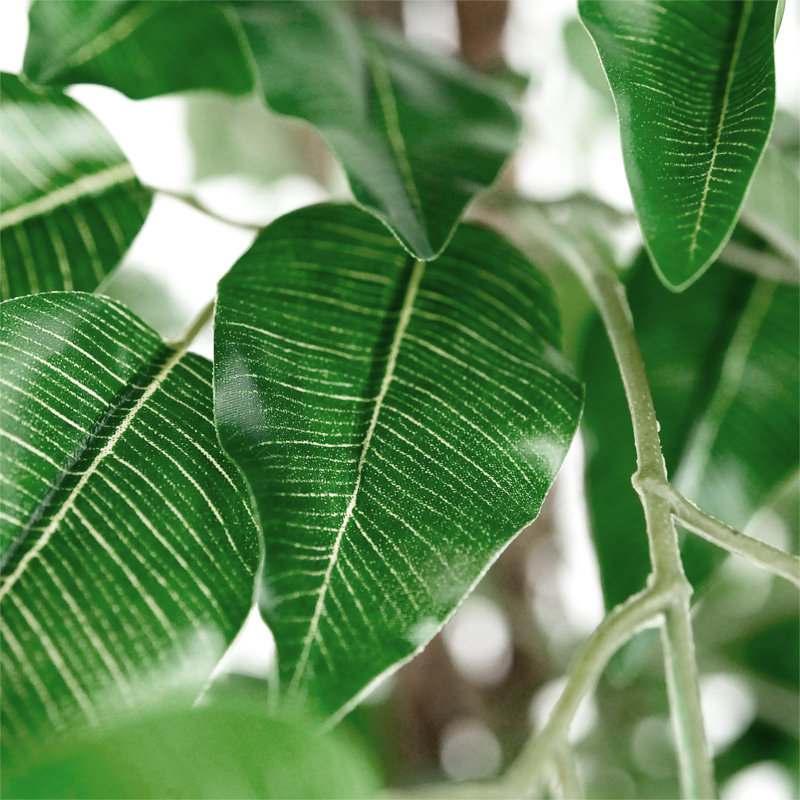 Ficus artificiel en pot 75 po, Vert