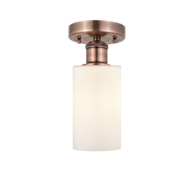 Plafonnier semi-encastré 1 lumière 3,88 po Caldello