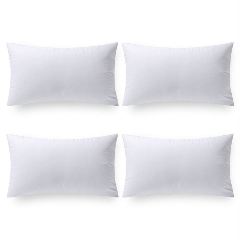 Decorative Rectangle Throw Pillow Insert, Rectangle 12"H x 20"W